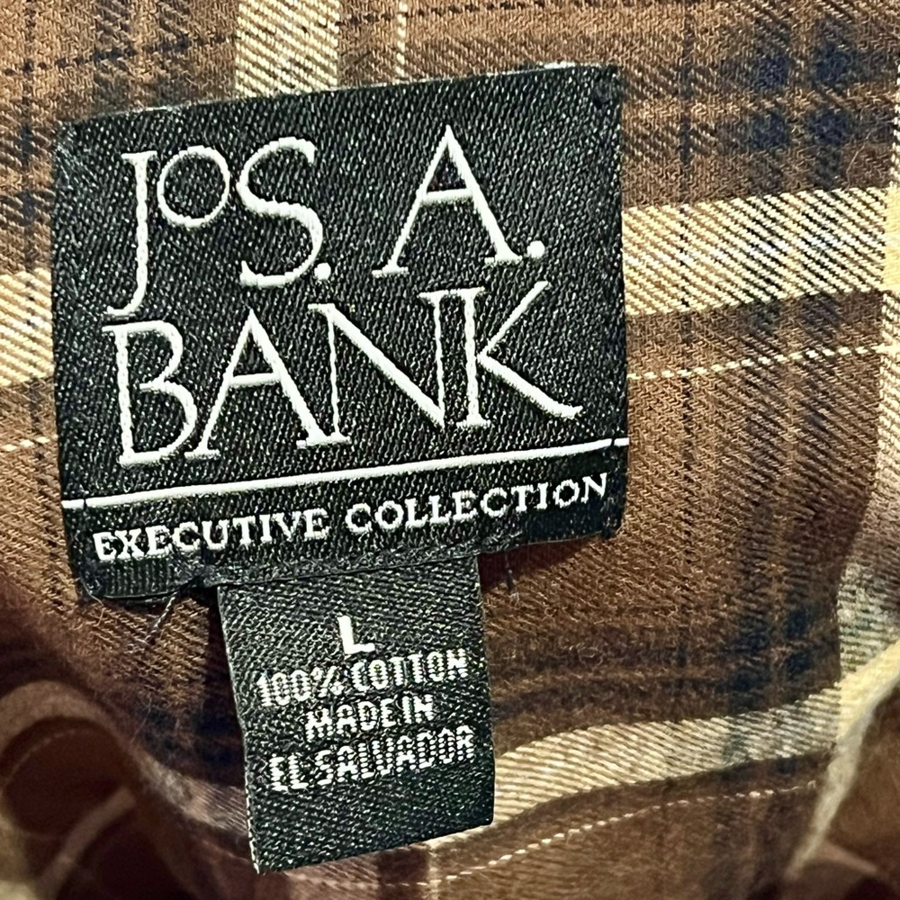 Jos. A. Bank Brown Casual Button Down Shirt